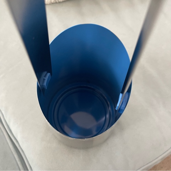 BELVEDERE VODKA LUXURY POLISHED STAINLESS STEEL ICE BUCKET WITH HANDLE/TONGS - Picture 7 of 8